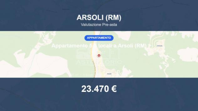 Immobile in asta di 85 m² in vendita a Arsoli