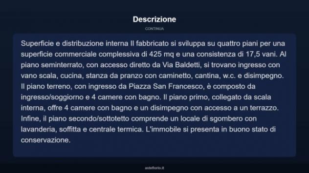 Immobile in asta di 425 m² con più di 5 locali in vendita a Chiusi - Foto 9