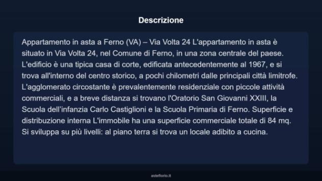 Immobile in asta di 84 m² in vendita a Ferno - Foto 3