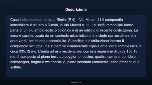 Immobile in asta di 335 m² con più di 5 locali in vendita a Rimini - Foto 3