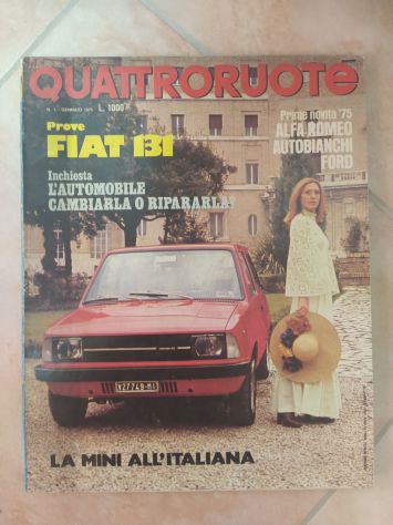 QUATTRORUOTE -1975