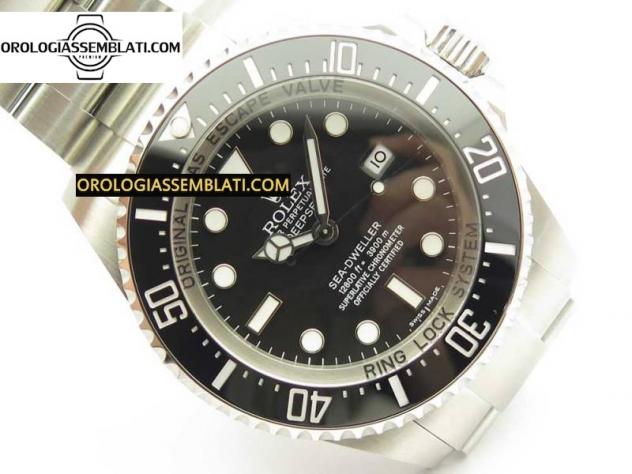 Rolex Replica SEA-DWELLER 116660 CASSA E BRACCIALE INOX 904L BEST EDITION 1:1 QUADRANTE NERO SH3135 V2 - Foto 3