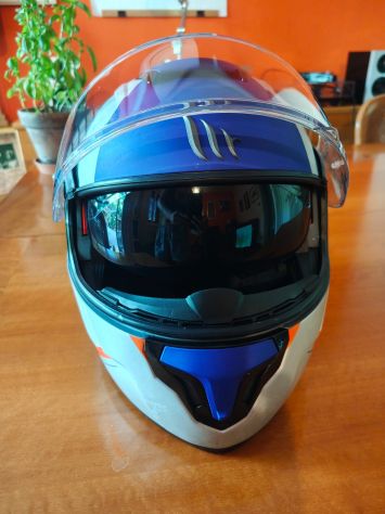 Casco Modulare MT Helmets Atom – Doppia Visiera + KIT ANTIPIOGGIA OMAGGIO