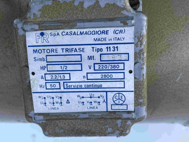 MT7 FIR 1131 Motore macchina da Cucire trifase 2800 giri - Foto 3