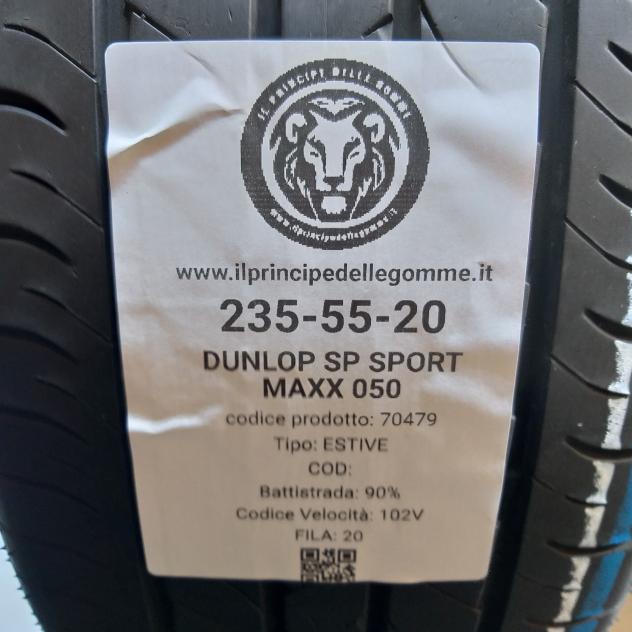 4 GOMME 235 55 20 DUNLOP A70479 - Foto 2