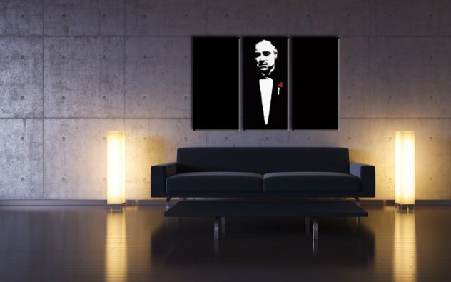 Quadro Il Padrino dipinto a mano Pop Art - Foto 2