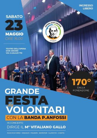Vitaliano Dirige all'Opera Don Orione la Banda P. Anfossi 170° - Foto 2