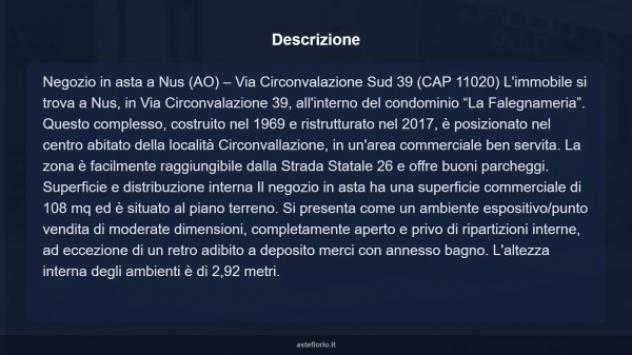 Immobile in asta di 108 m² in vendita a Nus - Foto 4