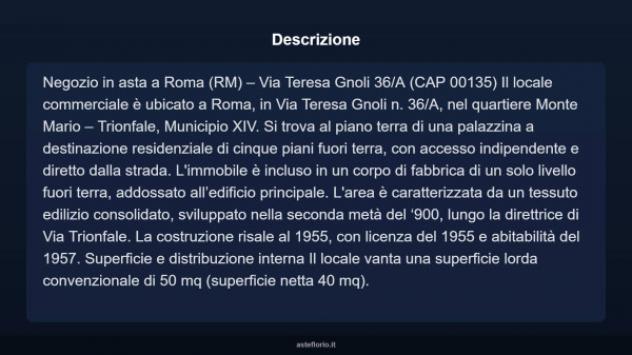 Immobile in asta di 50 m² in vendita a Roma - Foto 4