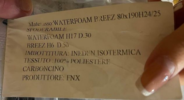 Materasso Waterfoam Breez - Foto 2
