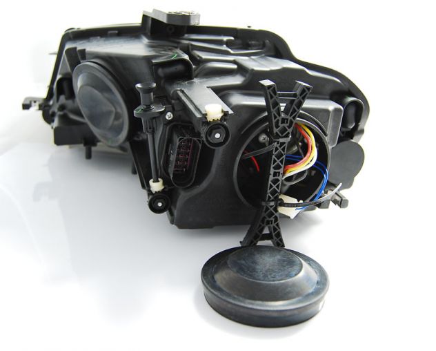FANALI ANTERIORI LED DIURNI AUDI A3 8P 08-12 COPIA ORIGINALE H7 alogeni - Foto 3