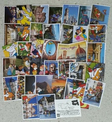 126 figurine Geronimo Stilton, VIAGGIO ALLA SCOPERTA DELL’ITALIA. - Foto 3