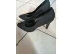scarpe dècollete' in camoscio