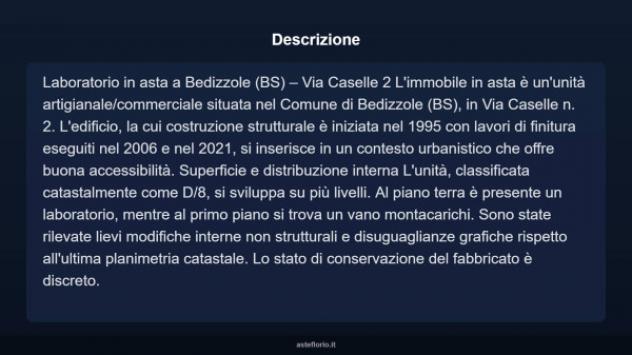 Immobile in asta di 1000 m² in vendita a Bedizzole - Foto 3