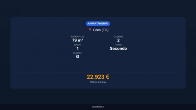 Immobile in asta di 79 m², box auto in vendita a Corio - Foto 17