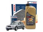 Kit Tagliando Bosch 6 litri olio motore Speed Max 5w30 per BMW 1