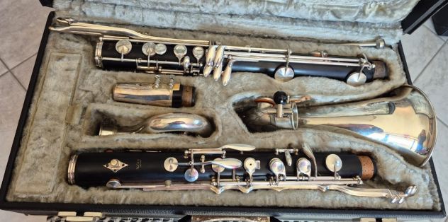 Clarinetto Basso KALISON Milano in Ebano Revisionato