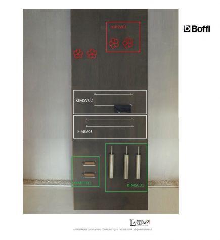 accessori x bagno, porta asciugamani MINIMAL, BOFFI - Foto 2