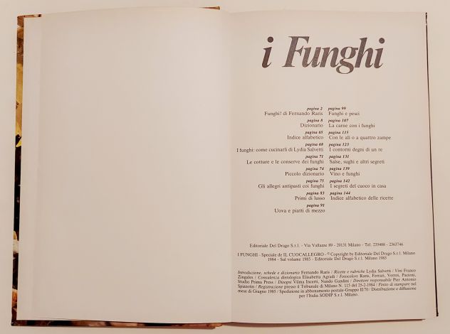 I funghi. Il manuale del cercafunghi di Fernando Rais Editoriale Drago, 1985 - Foto 3