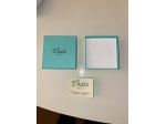 SCATOLA CON COPERCHIO+CUSCINO+CERTIFICATO,UNISEX,Marca”THAIS JEWELS”MADE IN ITAL