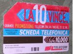 SCHEDA TELEFONICA ITALIA 1U