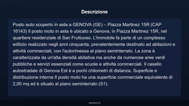 Immobile in asta di 2 m² in vendita a Genova - Foto 3