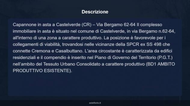 Immobile in asta di 2714 m² in vendita a Castelverde - Foto 8