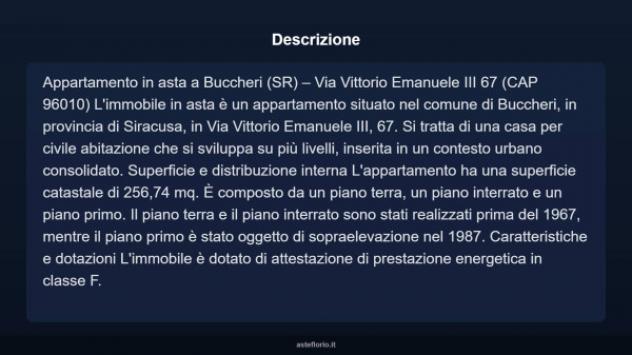Immobile in asta di 256 m² in vendita a Buccheri - Foto 9