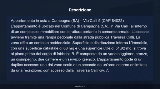 Immobile in asta di 68 m² in vendita a Campagna - Foto 12