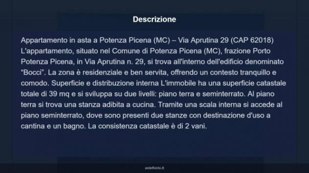 Immobile in asta di 39 m² in vendita a Potenza Picena - Foto 18