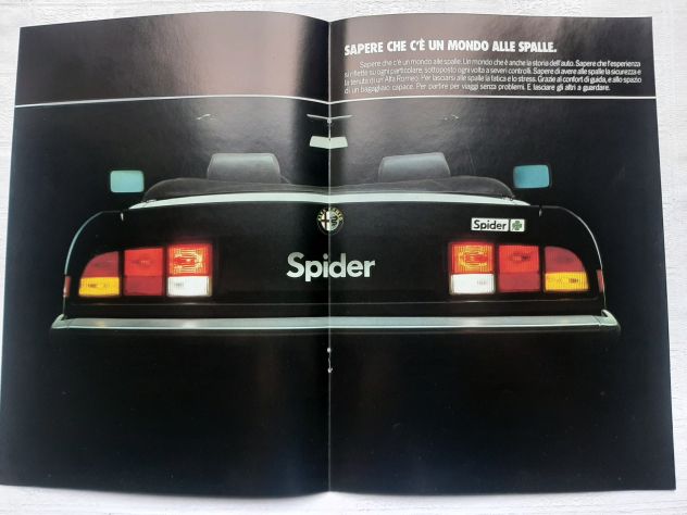 ALFA ROMEO SPIDER 3  SERIE DEPLIANT ORIGINALE - Foto 2