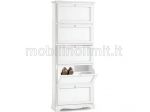 Scarpiera 5 porte - Bianco Opaco - Nuovo