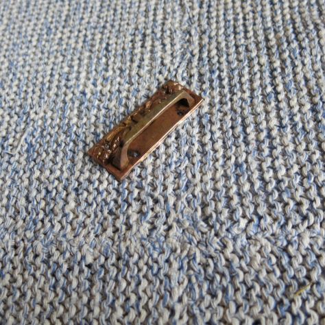 PICCOLA MANIGLIA IN OTTONE PER MOBILI VARI -