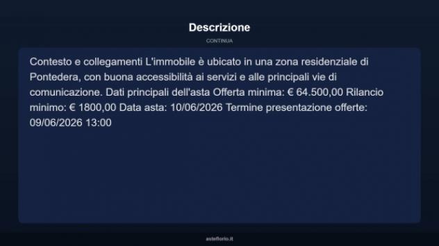 Immobile in asta di 82 m² in vendita a Pontedera - Foto 4
