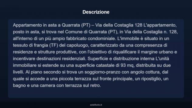 Immobile in asta di 96 m² in vendita a Quarrata - Foto 3
