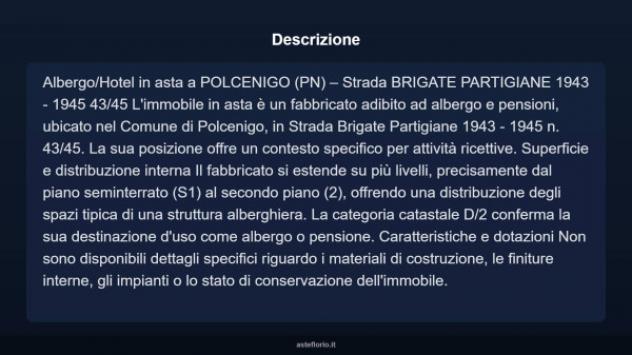 Immobile in asta di 800 m² in vendita a Polcenigo - Foto 7