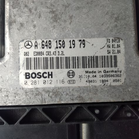 Centralina motore Bosch Mercedes-Benz, 0281012116, 0 281 012 116, A6481501979, - Foto 8