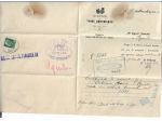 1893 / 1969 N 15 DOCUMENTI VARI SOTTODESCRITTI