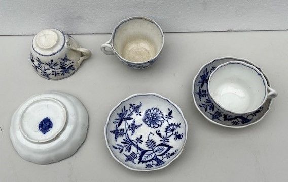 Tazze con piattini Meissen BWM 80 - Foto 3