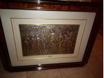Quadro con bordo in oro