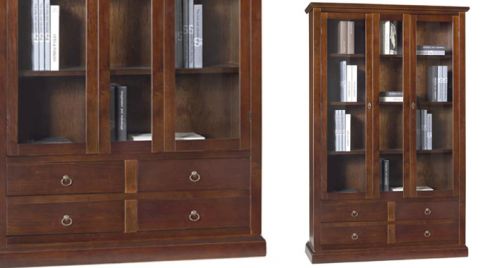 Libreria con ante e cassetti - Nuovo
