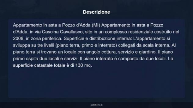 Immobile in asta di 130 m², box auto in vendita a Pozzo d'Adda - Foto 18