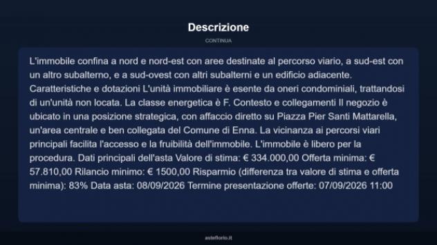 Immobile in asta di 195 m² in vendita a Enna - Foto 5