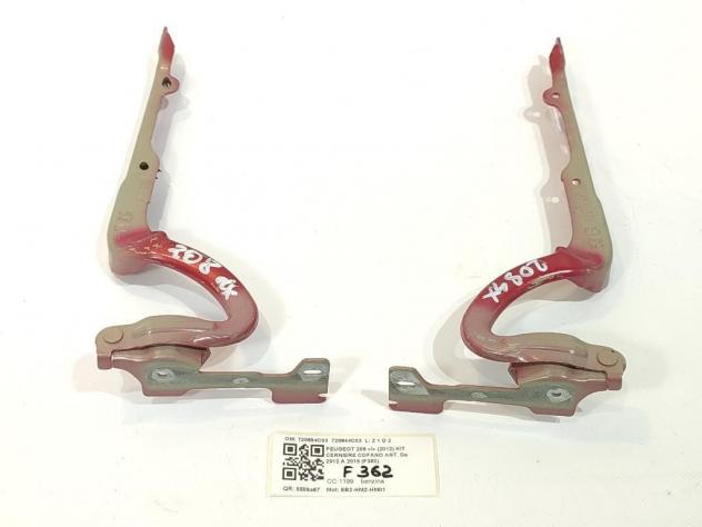 CERNIERA COFANO ANTERIORE SX PEUGEOT 208 Serie 728654C03 728644C03 EB2-HMZ-HM01 (1219) - Foto 2