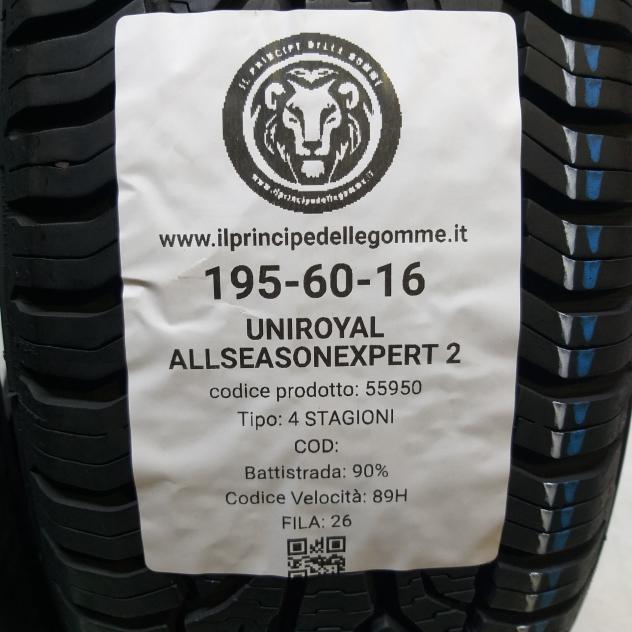 2 GOMME 195 60 16 UNIROYAL A55950 - Foto 2