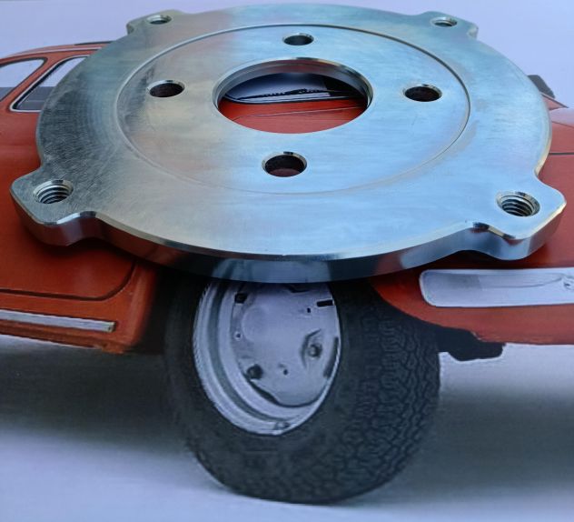 Adattatore Flangia Ruota in Acciaio – Fiat 500 N/D/F/L/R su Mozzi 126 - Foto 5