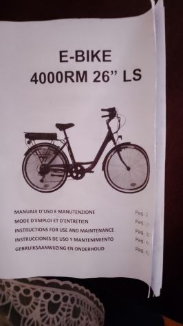 bicicletta elettrica pedalata assistita usata. Praticamente nuova Mod. E-BIKE 40 - Foto 3