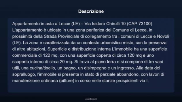 Immobile in asta di 122 m² in vendita a Lecce - Foto 17