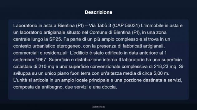Immobile in asta di 210 m² in vendita a Bientina - Foto 4