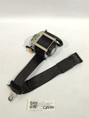 CINTURA DI SICUREZZA ANTERIORE SINISTRA AUDI A3 Cabriolet Serie (8P7) 8P7857705C CAY (0813)